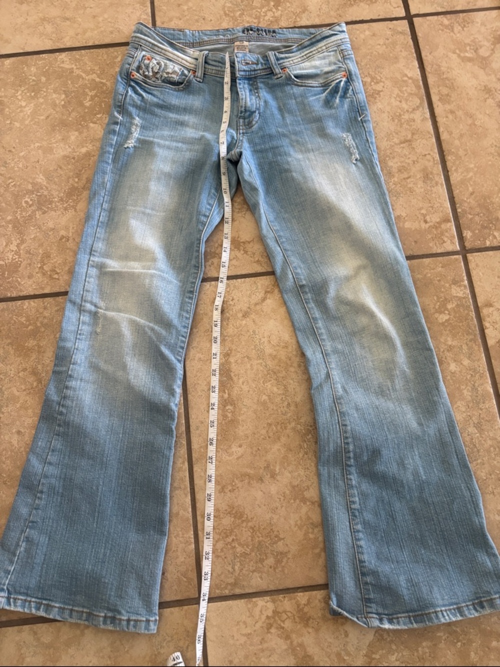 refuge Light Blue Boot Cut Jeans
